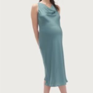 Hatch Harlow Dress Mineral Green